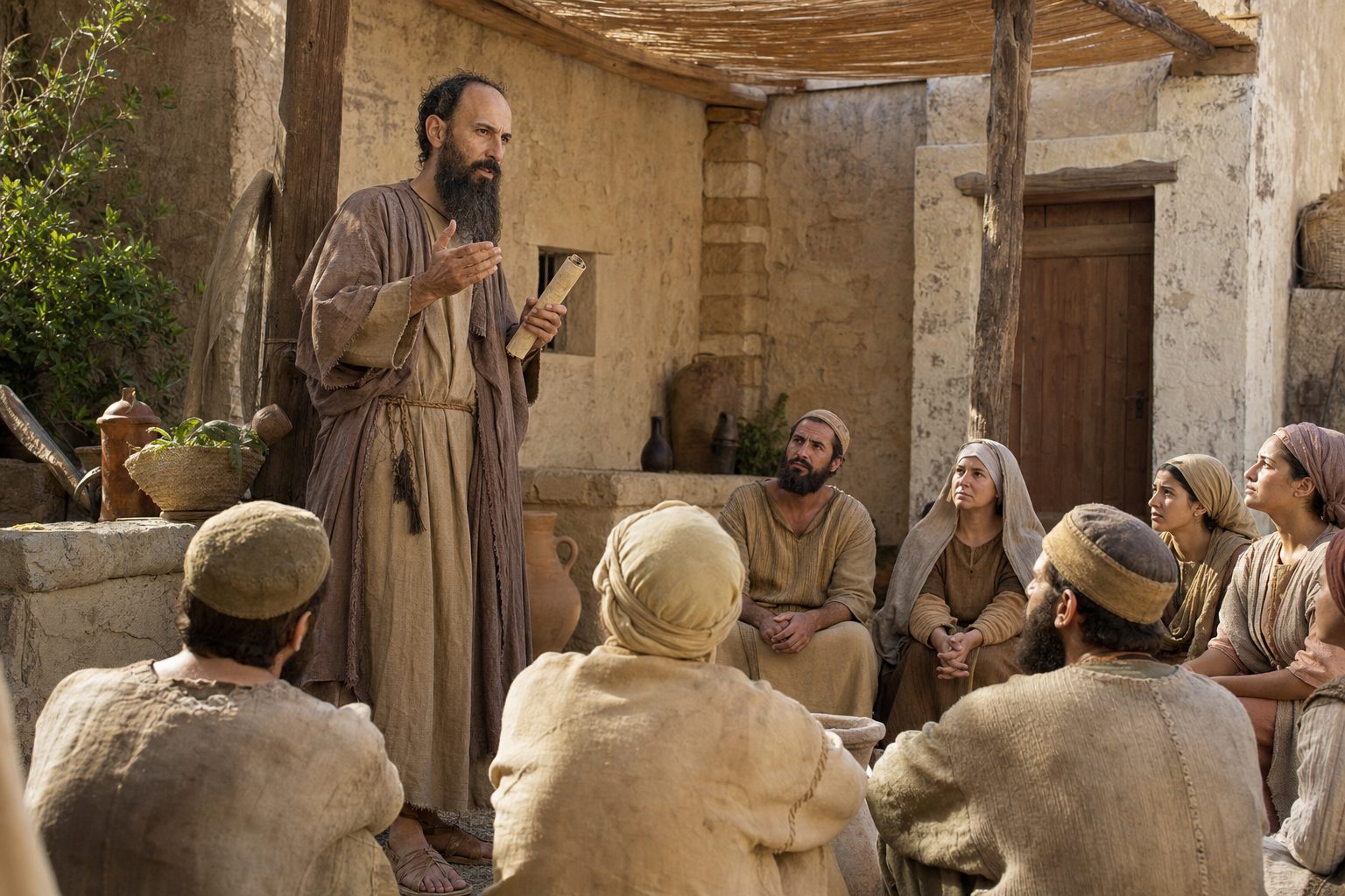 Photorealistic depiction, Life, exploits and sufferings of the holy glorious and all-powerful Supreme Apostle Paul, Orthodox calendar, 2026-07-12, saint_life Photorealistic depiction, Life, exploits and sufferings of the holy glorious and all-powerful Supreme Apostle Paul, Orthodox calendar, 2026-07-12, saint_life